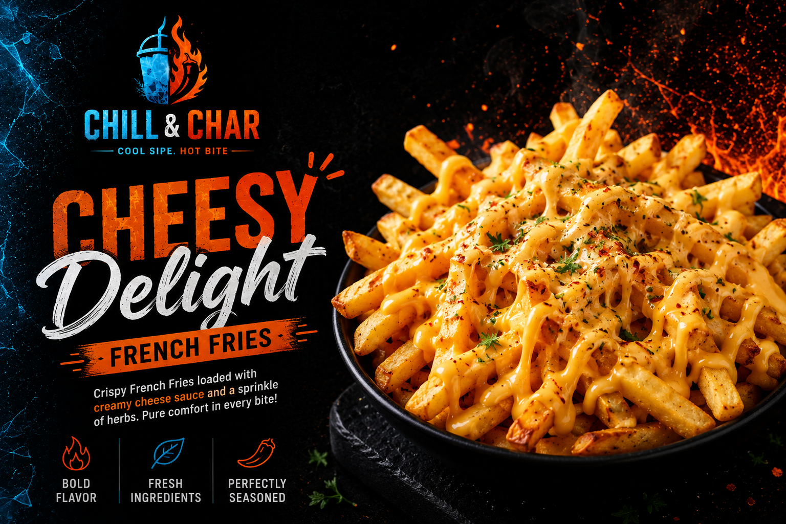 Cheesy Delight French Fries